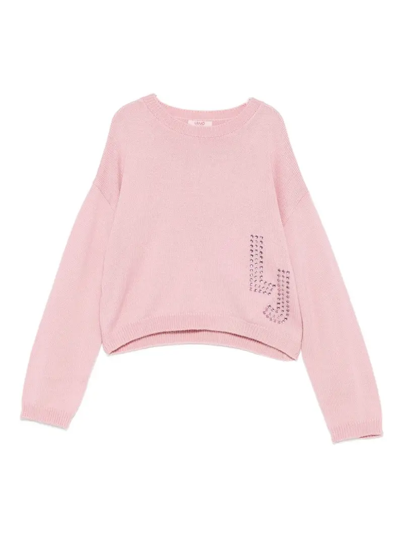 Maglione rosa per bambina
