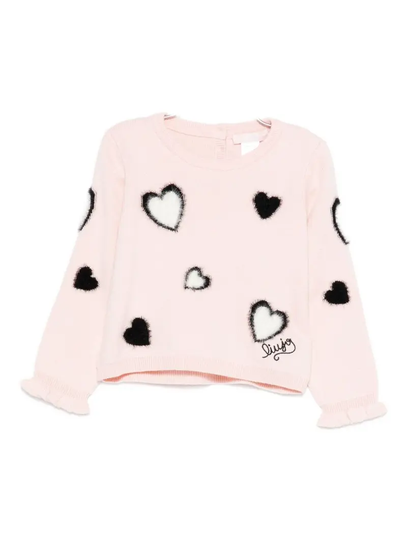 Maglione rosa per neonata
