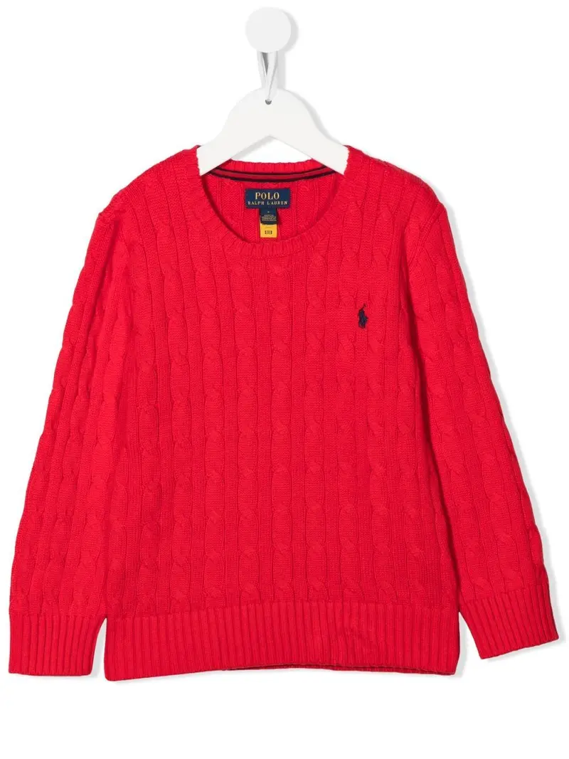 Maglione rosso per bambino