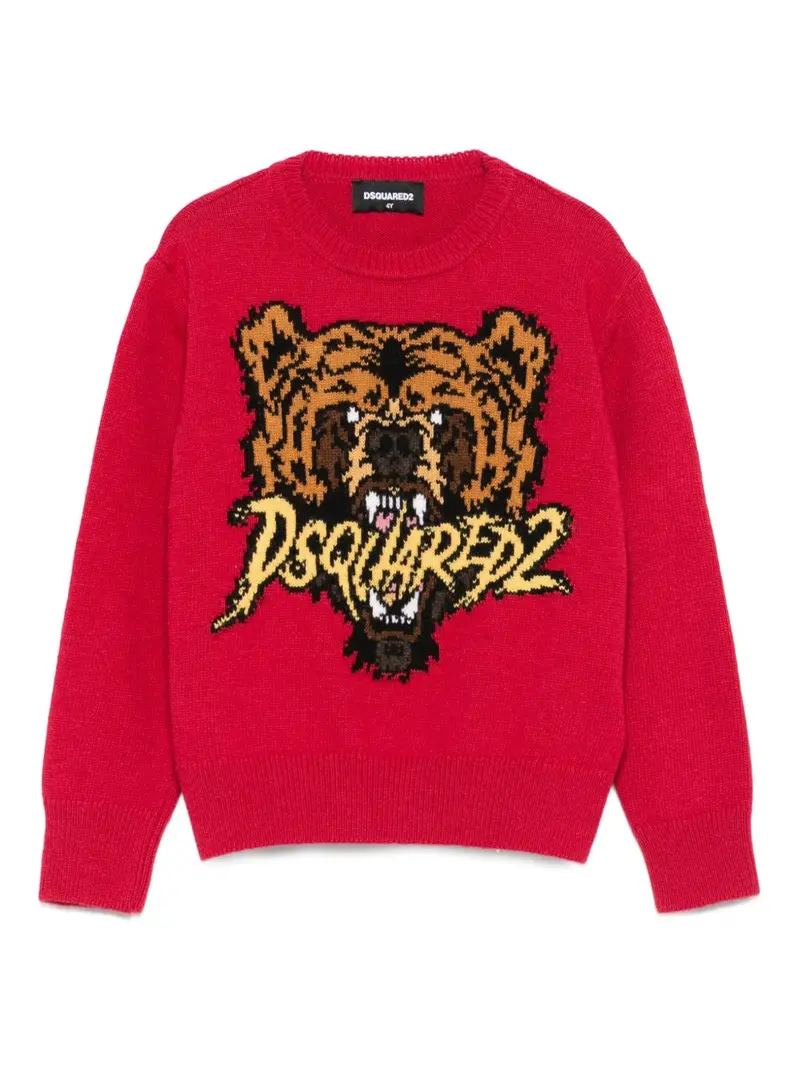 Maglione rosso per bambino