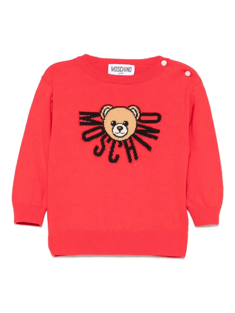 Maglione rosso per neonato