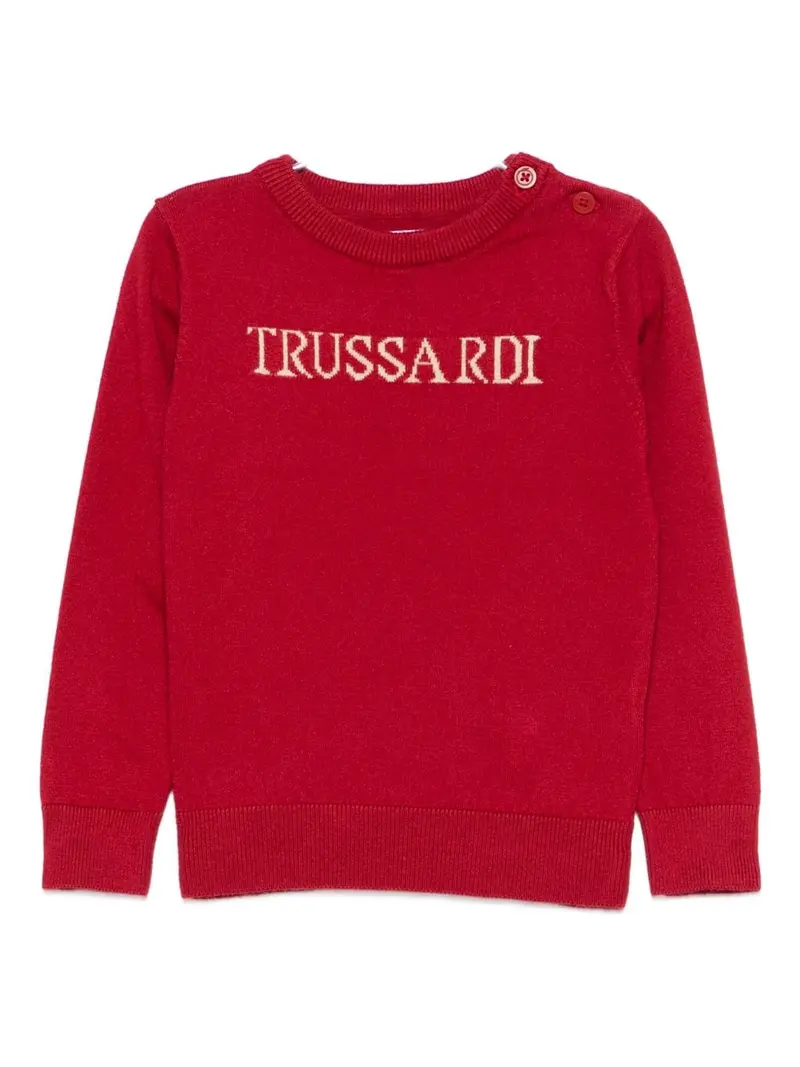 Maglione rosso per neonato