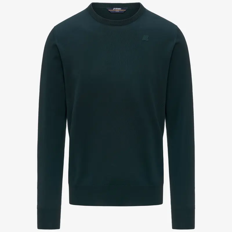 Maglione Sebastien Merino Green Ponderosa