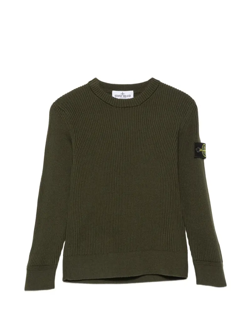 Maglione verde militare per bambino
