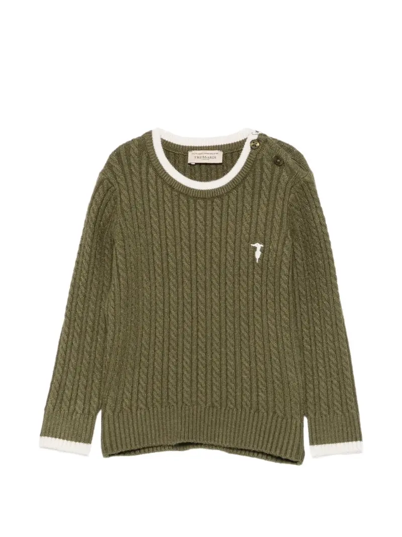 Maglione verde per neonato