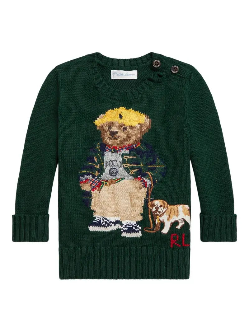 Maglione verde per neonato