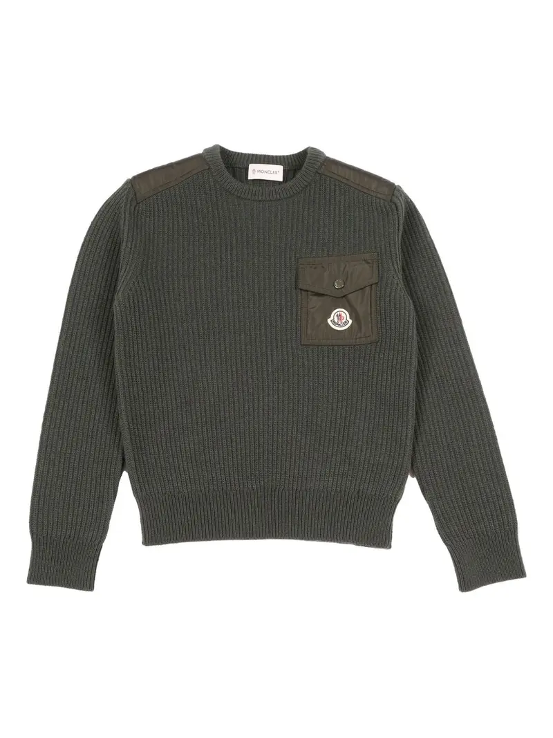 Maglione verde scuro per bambino