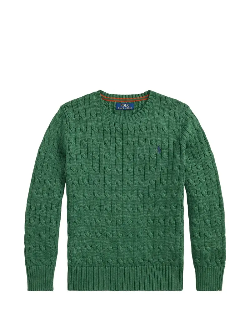 Maglione verde scuro per bambino