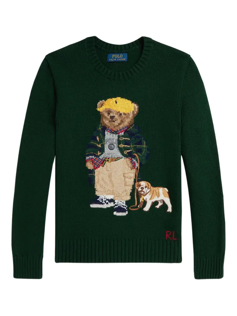 Maglione verde scuro per bambino
