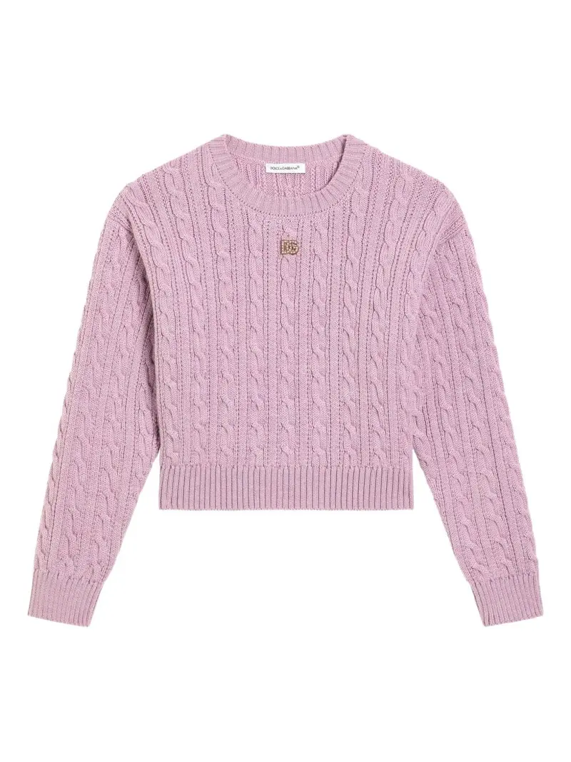 Maglione viola per bambina