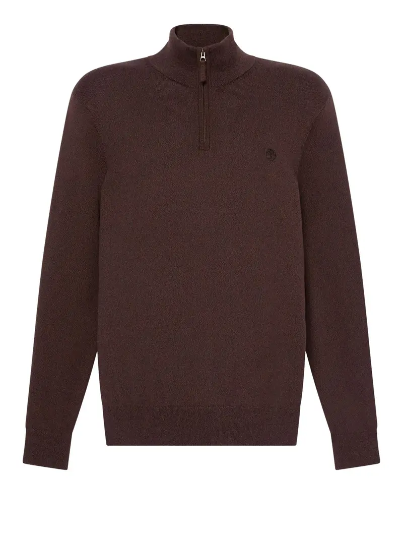 Maglione Williams River Quarter Zip Timberland - Marrone Scuro