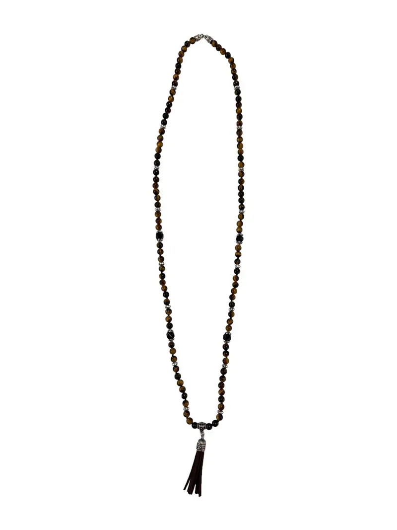MANCINO Collana Uomo  MACO 5 Marrone
