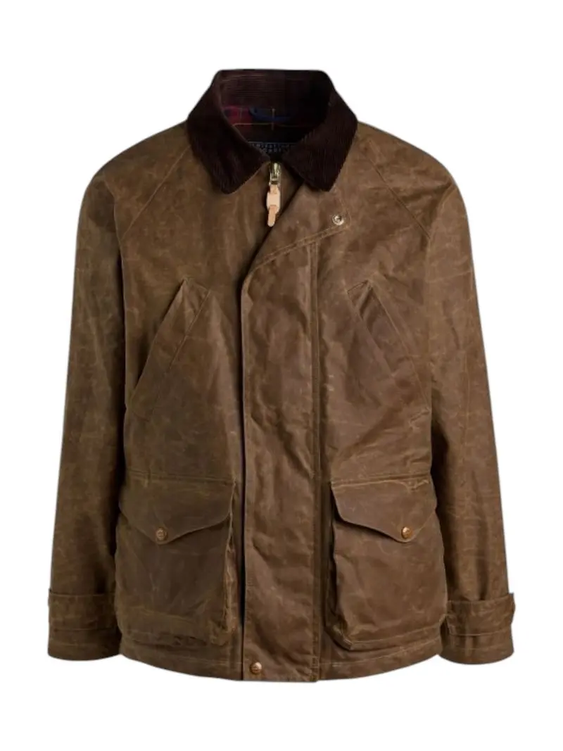 MANIFATTURA CECCARELLI Giubbino Uomo Rain Caban DARK TAN - W7071-WX