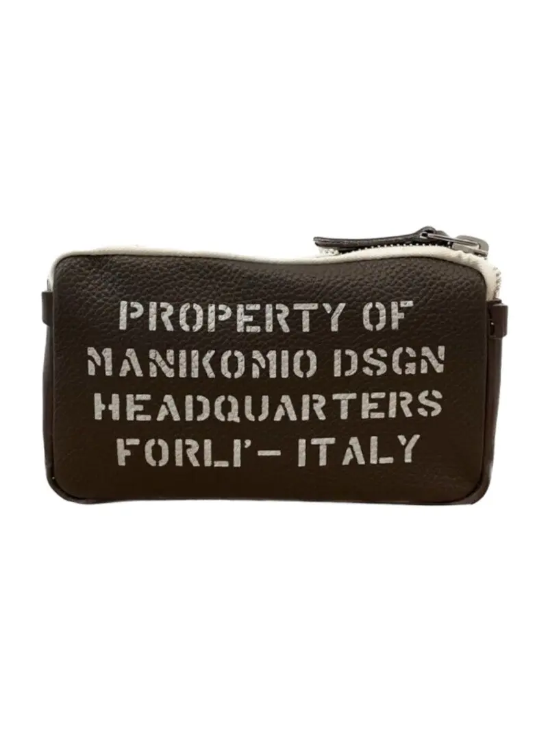 MANIKOMIO DSGN Pochette Uomo Borbello CLUTCH PM05 Marrone