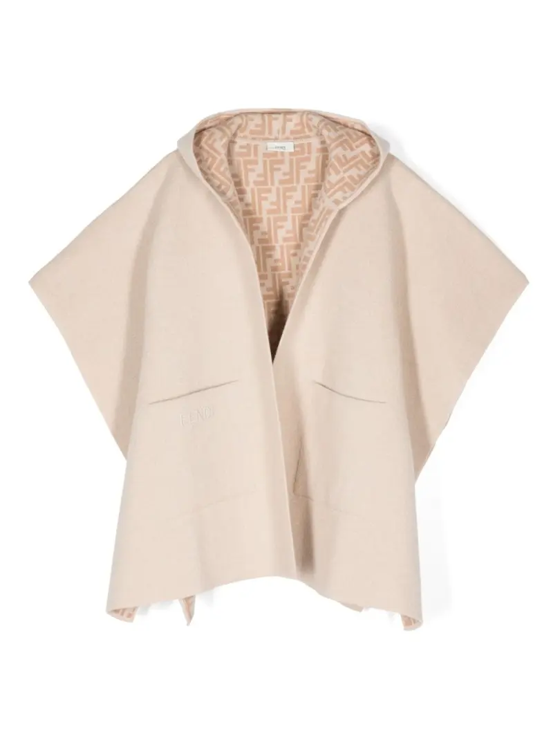 Mantella beige per bambina