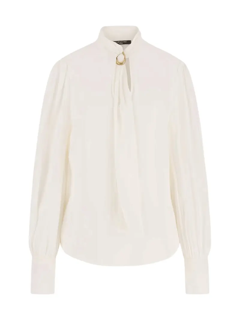 MARCIANO Blusa Donna FAITH LS TIE BLOUSE 6RGH15 7443A MCDM MACADAMIA