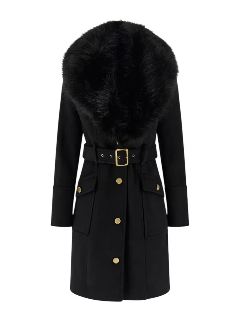 MARCIANO Cappotto Donna NEW ALICE COAT 5BGL26 1799Z JBLK Jet Black A996