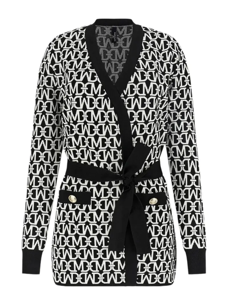 MARCIANO Cardigan Donna Mati Allover Jacquar 4YGR19 5036Z FJ42 Nero