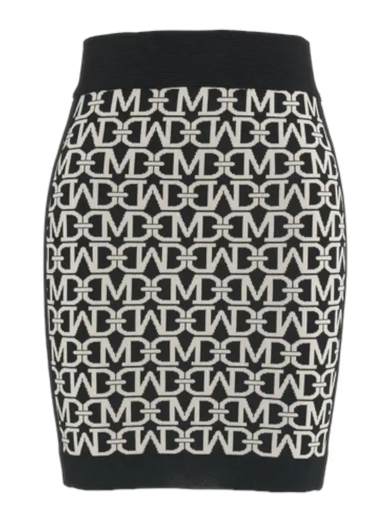 MARCIANO Gonna Donna Mati Allover Jacquar 4YGD17 5036Z FJ42 Nero