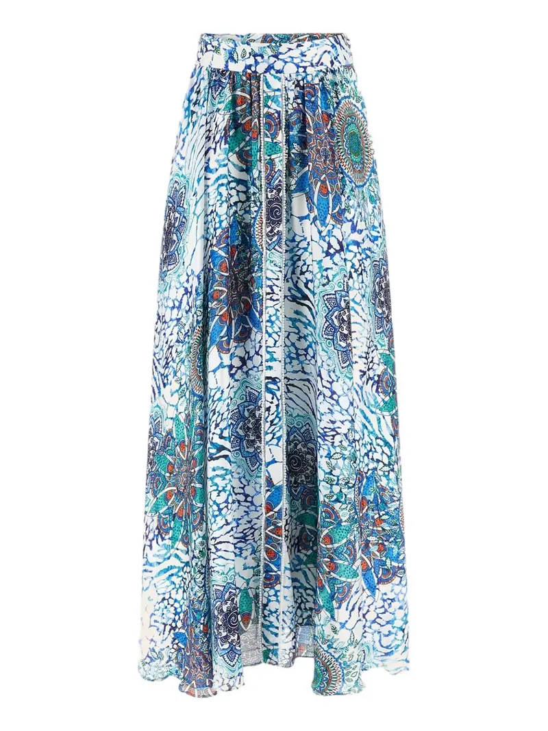 MARCIANO Gonna Donna MINA SKIRT PRINTED 4GGD01 9739Z P7PU Multicolore