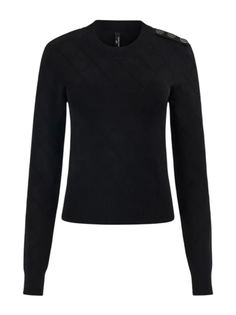 MARCIANO Maglione Donna MILEY LS TOP SWTR 5YGR11 5036Z JBLK Jet Black A996