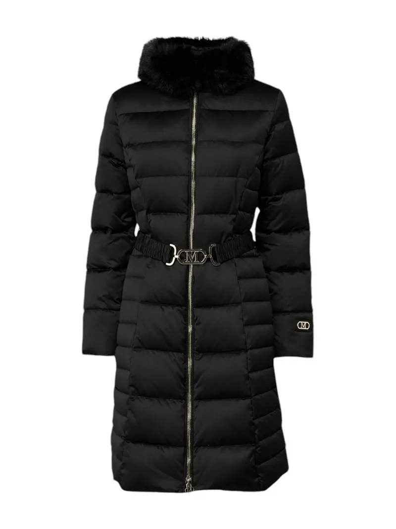 MARCIANO Piumino Donna Jastin Down Midi Jac 4BGL19 7187A JBLK Nero