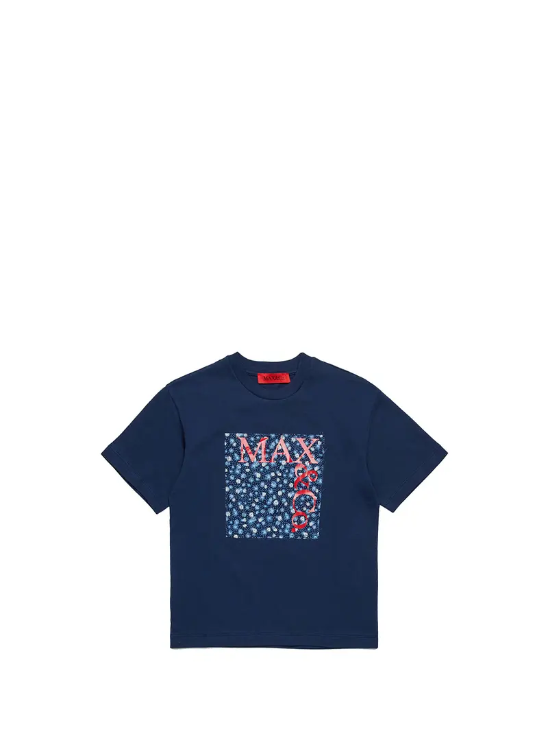 Max & Co T-Shirt Bambina Blu