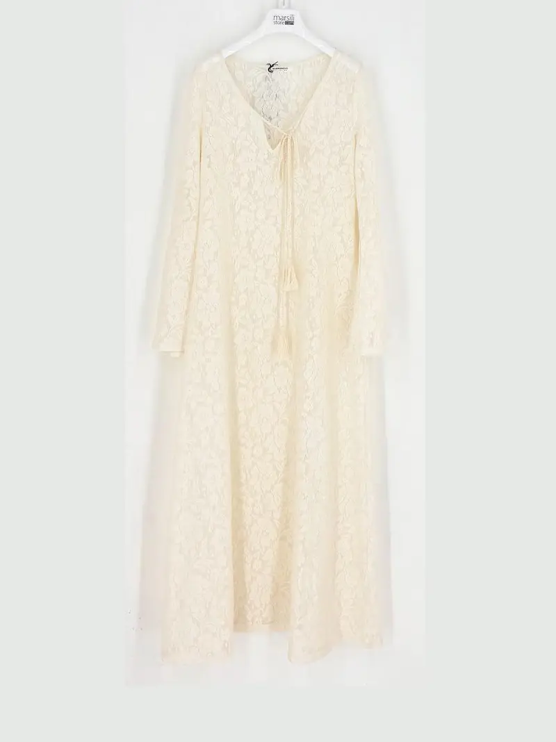maxii dress crochet