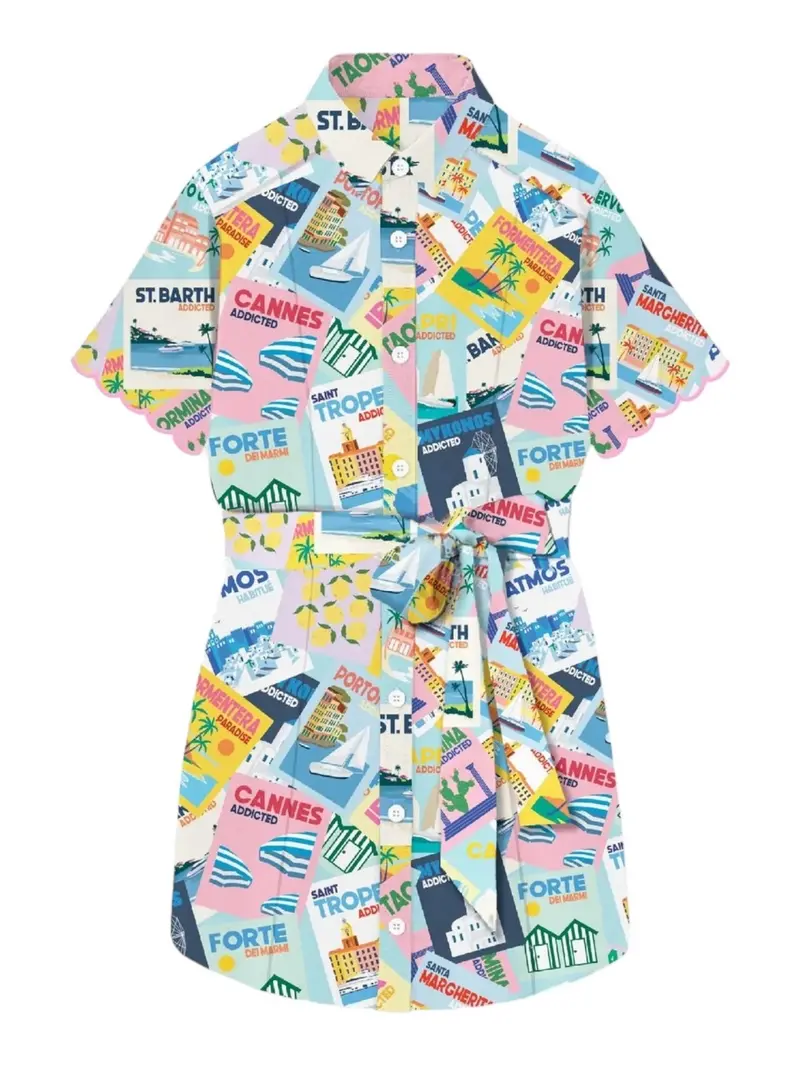 MC2 SAINT BARTH Abito Donna  HERMIONE 04935F LINEN WISH YOU 55