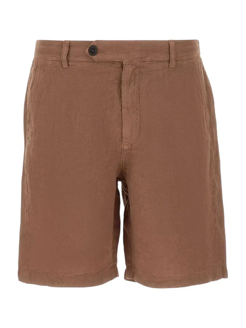 MC2 SAINT BARTH Bermuda Uomo SEBASTIAN 00121L LINEN 18 BROWN