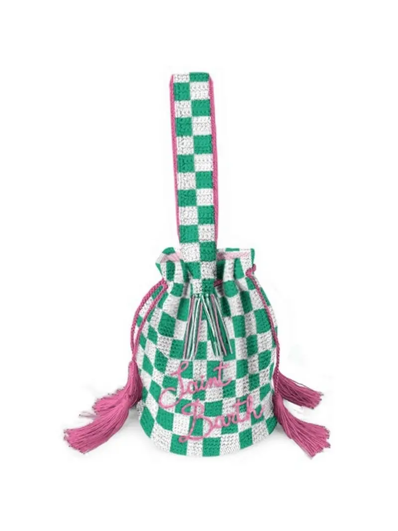 MC2 SAINT BARTH Borsa Bambine e ragazze CROCHET BUCKET 00381B Verde