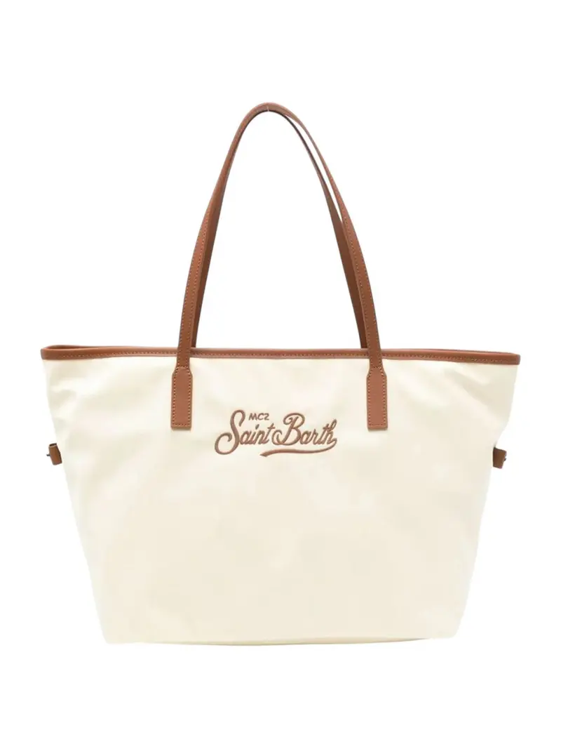 MC2 SAINT BARTH Borsa Donna CITY BAG NYLON 01818L Bianco