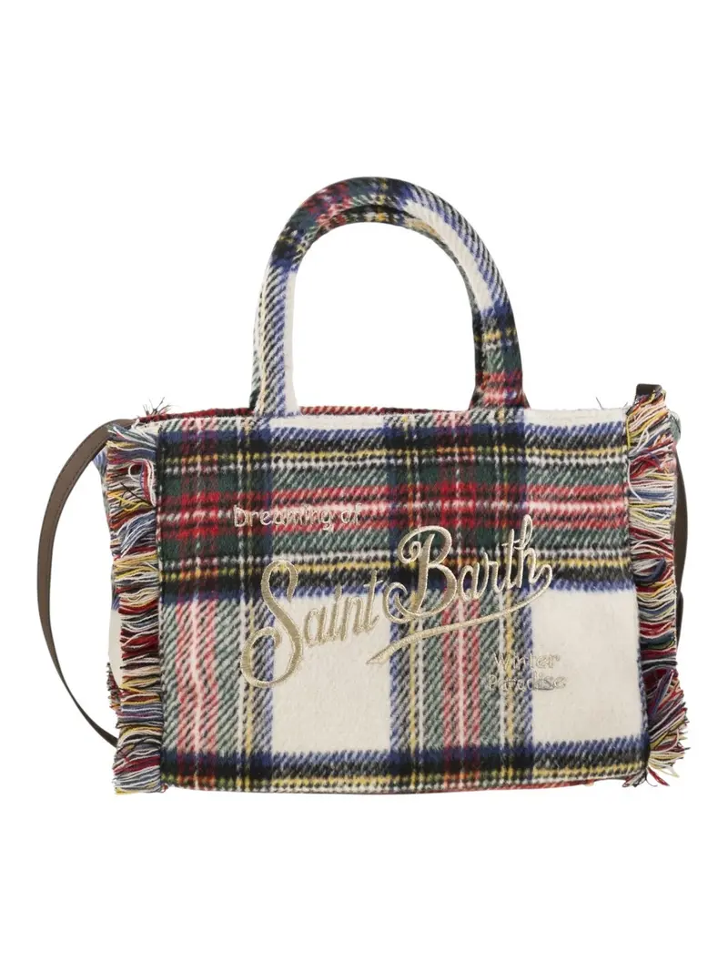MC2 SAINT BARTH Borsa Donna COLETTE WOOL 01361I TARTAN 10OR EMB