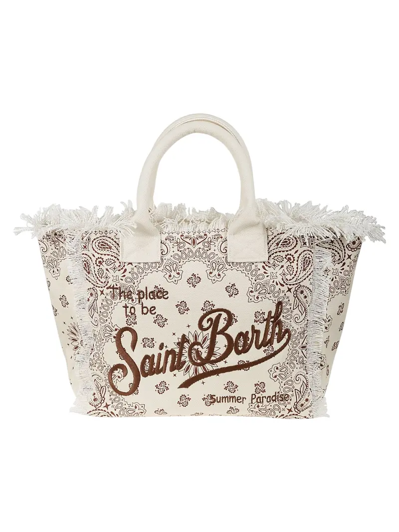 MC2 SAINT BARTH Borsa Donna VANITY 01544H BANDANNA ROUND 10 EMB