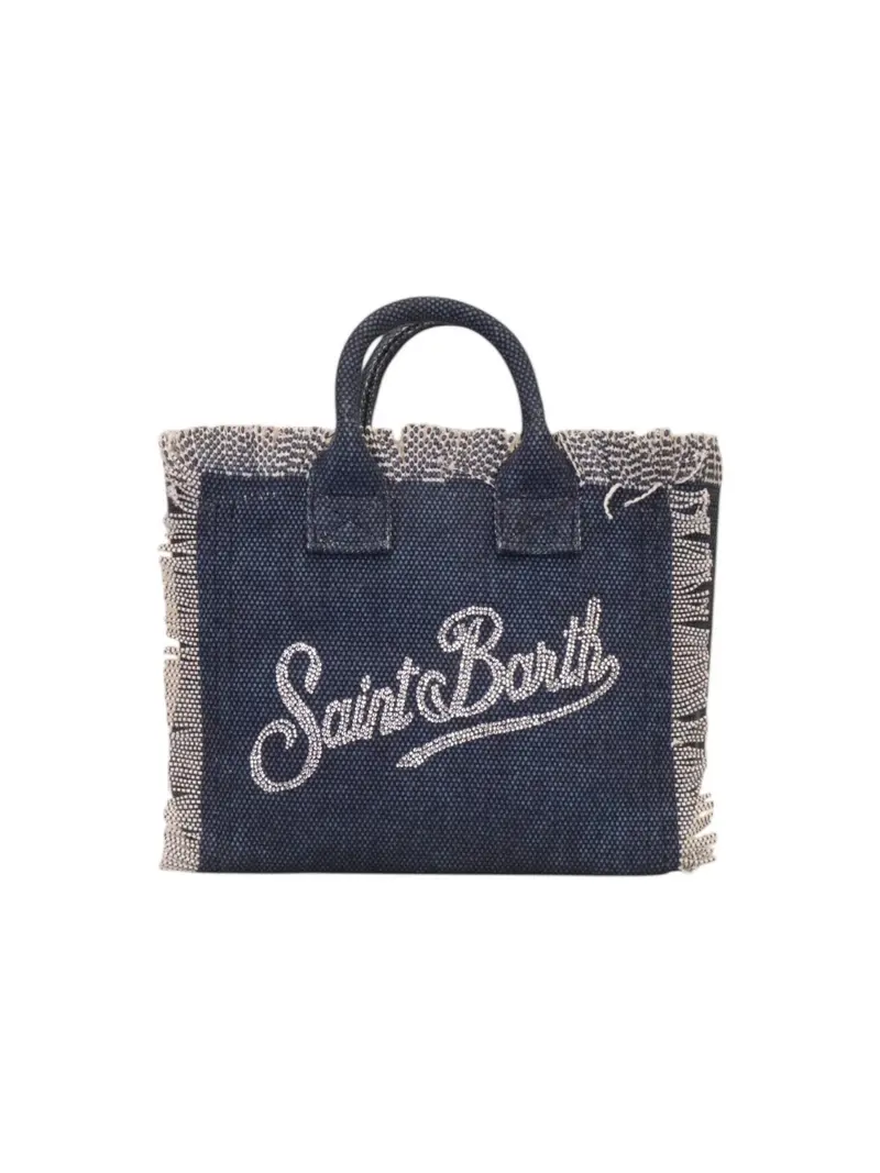 MC2 SAINT BARTH Borsa Donna VANITY MINI 07486L INDIGO STRASS