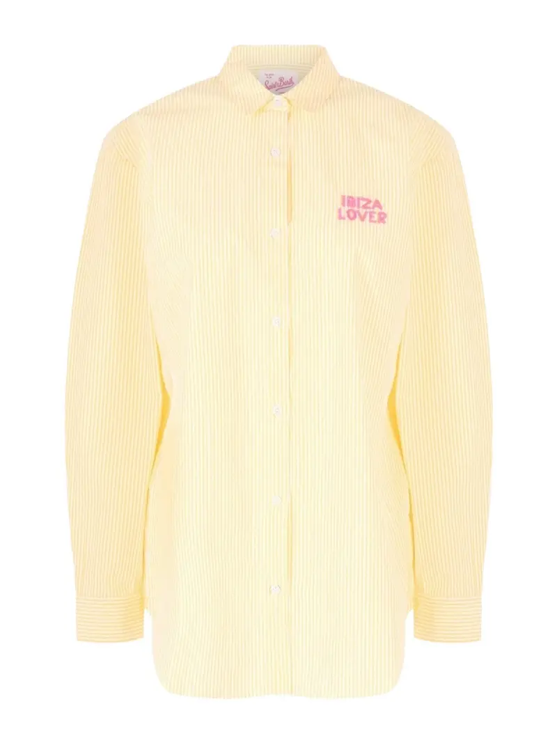 MC2 SAINT BARTH Camicia Donna  BRIGITTE EMBRY 03443F Giallo