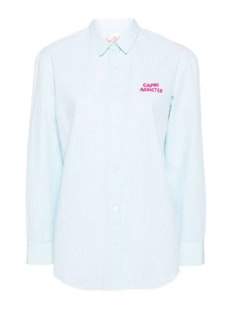 MC2 SAINT BARTH Camicia Donna  BRIGITTE EMBRY 04928F Verde