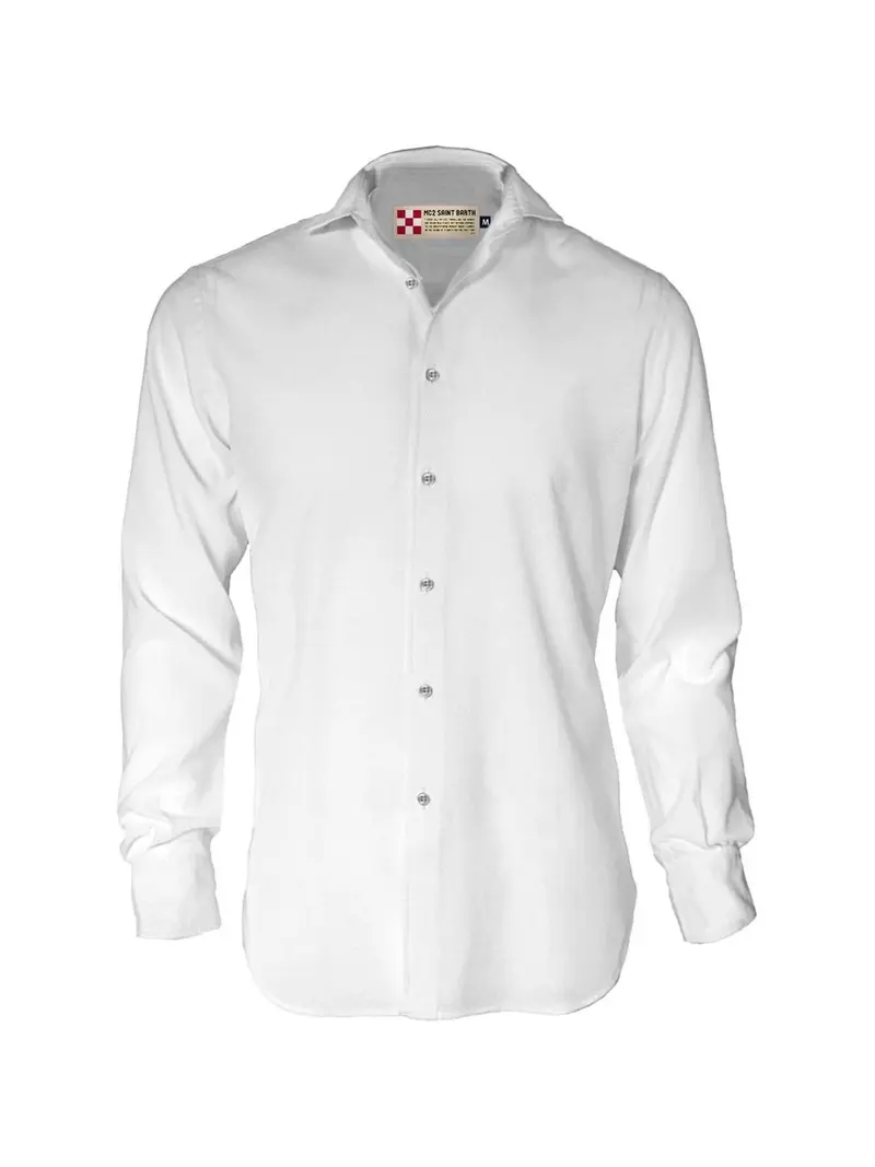 MC2 SAINT BARTH Camicia Uomo PAMPLONA 01 Bianco