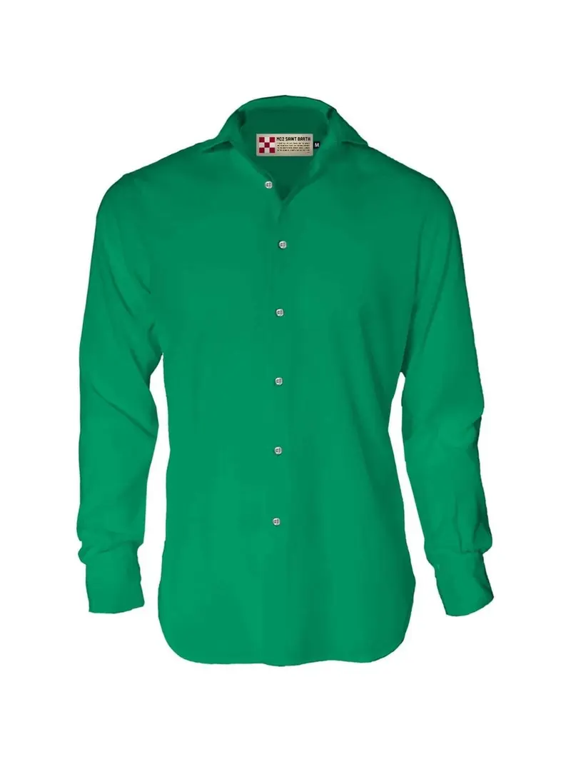 MC2 SAINT BARTH Camicia Uomo  PAMPLONA 57N Verde
