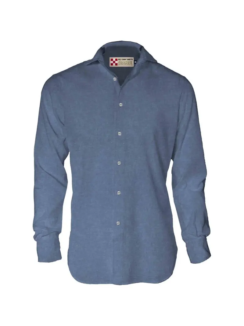 MC2 SAINT BARTH Camicia Uomo  PAMPLONA DNMMD Blu