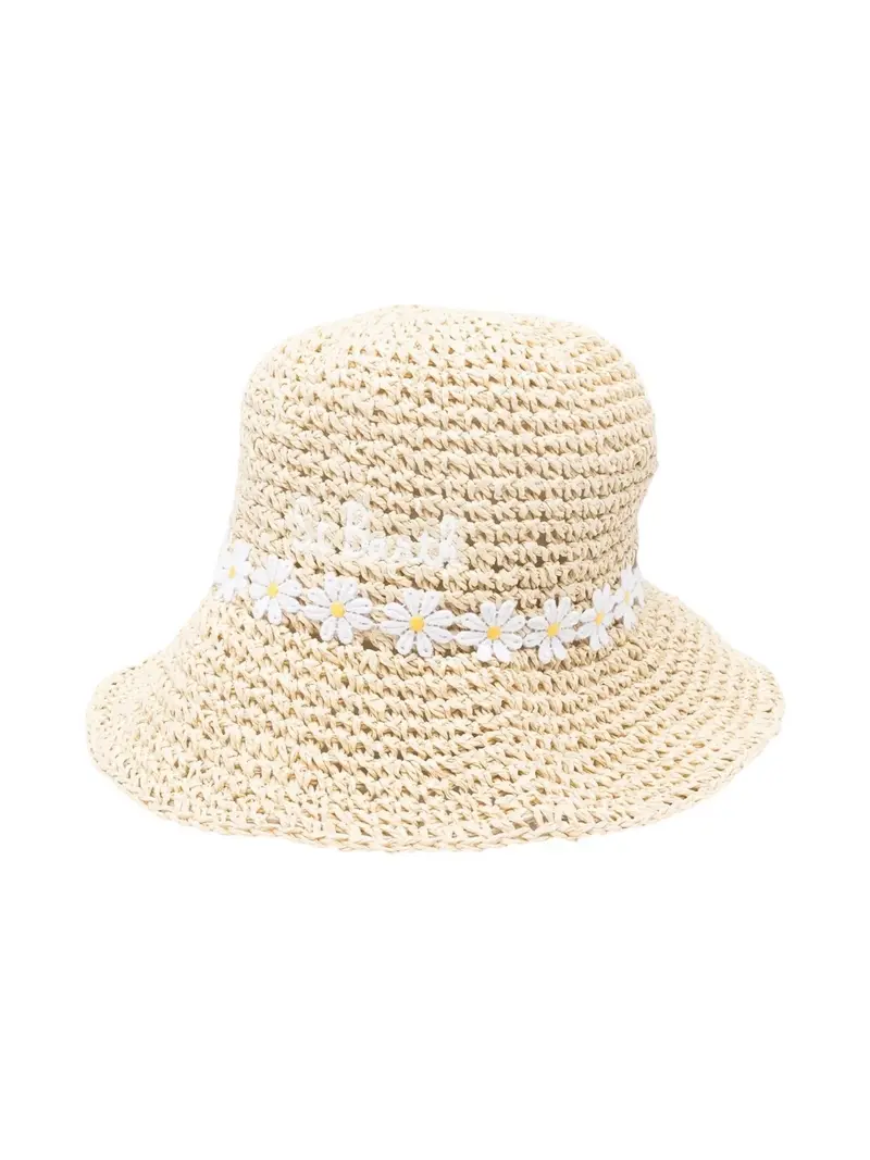MC2 SAINT BARTH Cappello Bambine e ragazze  POLLY JR 01540H STRAW 1101 DAISY EMB
