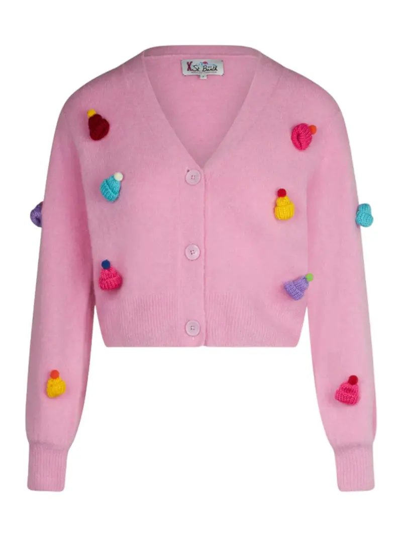 MC2 SAINT BARTH Cardigan Donna LYZA SOFT 00189E Rosa
