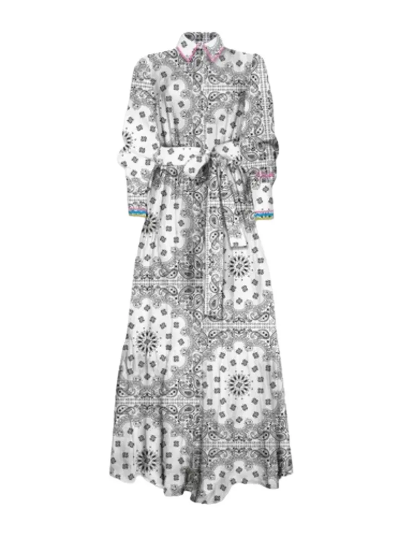 MC2 SAINT BARTH Copricostume Donna Chemisier JENSEN 03012B Bianco