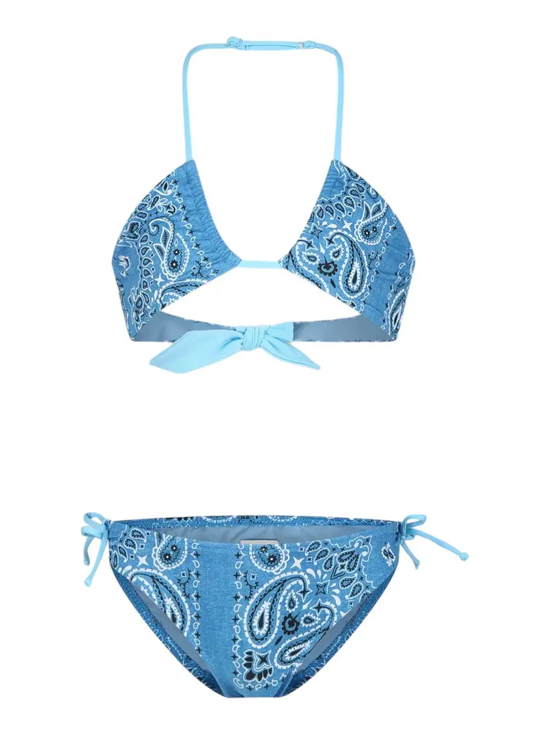 MC2 SAINT BARTH Costume da bagno Bambine e ragazze ARYANNA 01792F Blu