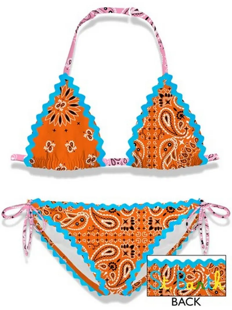 MC2 SAINT BARTH Costume da bagno Bambine e ragazze Bikini HOLLY 00959B Arancione