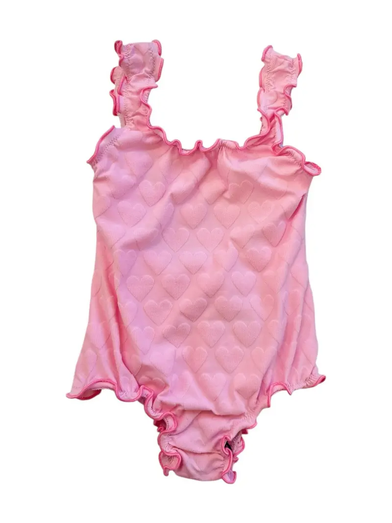 MC2 SAINT BARTH Costume da bagno Bambine e ragazze  CLIO 00025H LYCRA EMBOSSED HEART 20