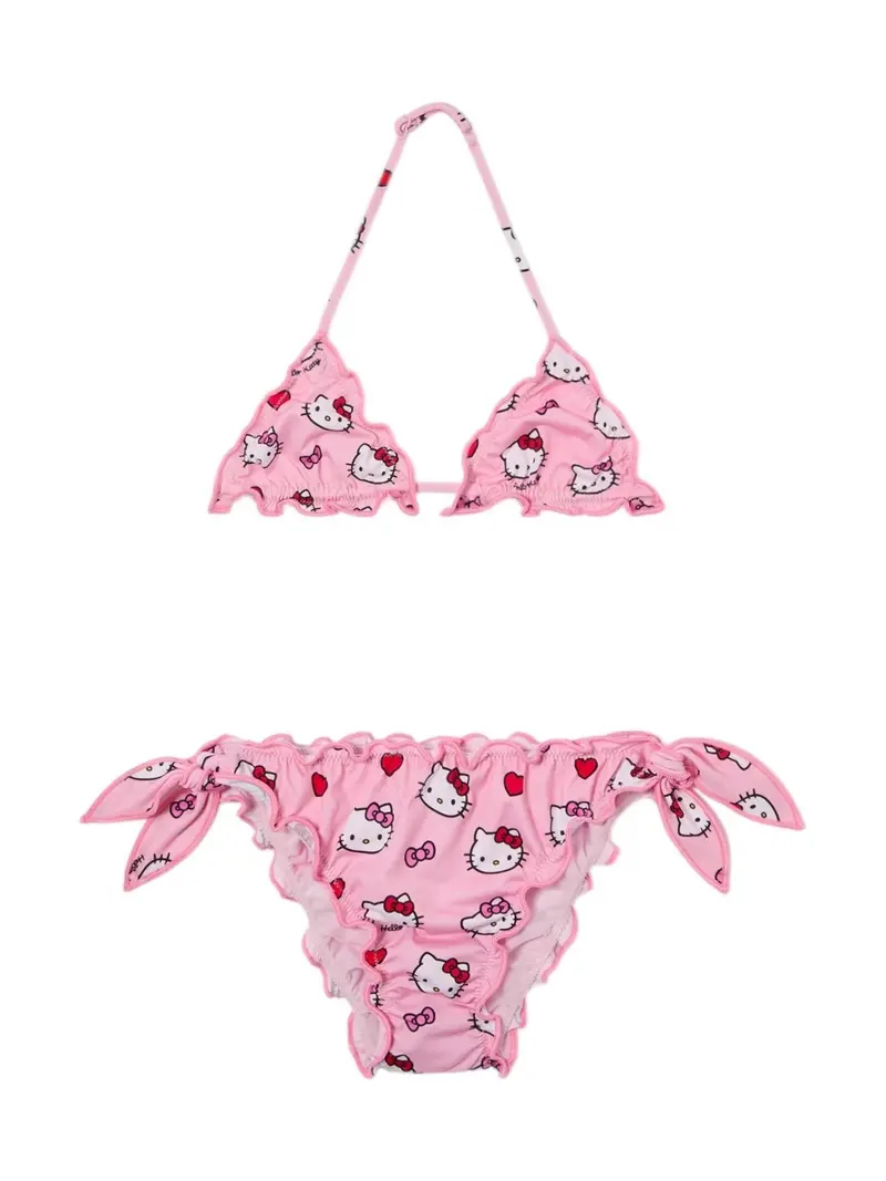 MC2 SAINT BARTH Costume da bagno Bambine e ragazze CRIS 02444L HELLO KITTY FACE 20