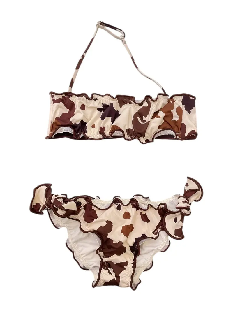 MC2 SAINT BARTH Costume da bagno Bambine e ragazze  EMY 00997L COW SKIN 10