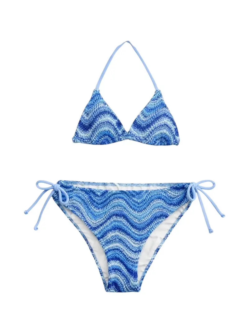 MC2 SAINT BARTH Costume da bagno Bambine e ragazze HOLLY 01128L RACHEL SEA WAVE SOFT 32