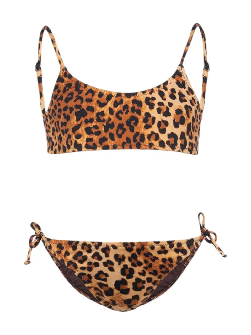 MC2 SAINT BARTH Costume da bagno Bambine e ragazze JAIDEN 00190L SAND LEOPARD 19